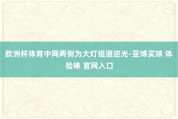 欧洲杯体育中网两侧为大灯组遐迩光-亚博买球 体验棒 官网入口