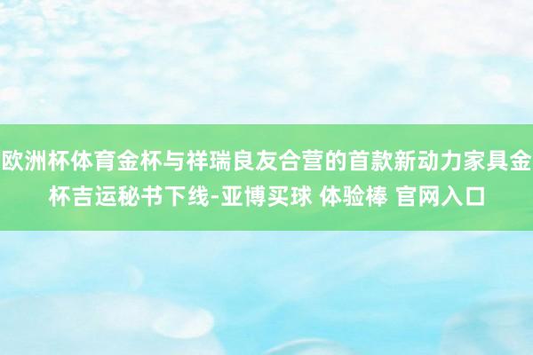 欧洲杯体育金杯与祥瑞良友合营的首款新动力家具金杯吉运秘书下线-亚博买球 体验棒 官网入口