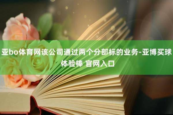 亚bo体育网该公司通过两个分部标的业务-亚博买球 体验棒 官网入口