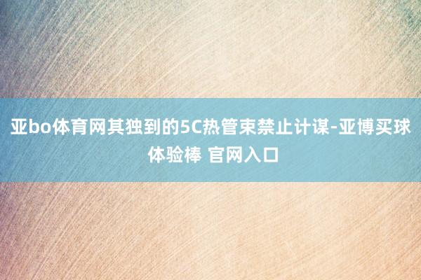 亚bo体育网其独到的5C热管束禁止计谋-亚博买球 体验棒 官网入口